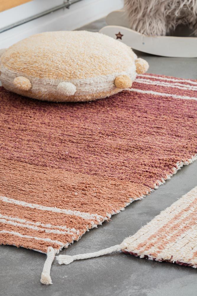 Reversible Washable Rug Twin Toffee XS