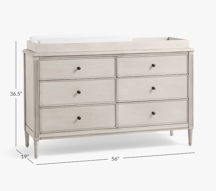 Nursery dresser and sales topper set